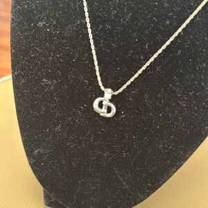 Christian Dior Silver plated necklace